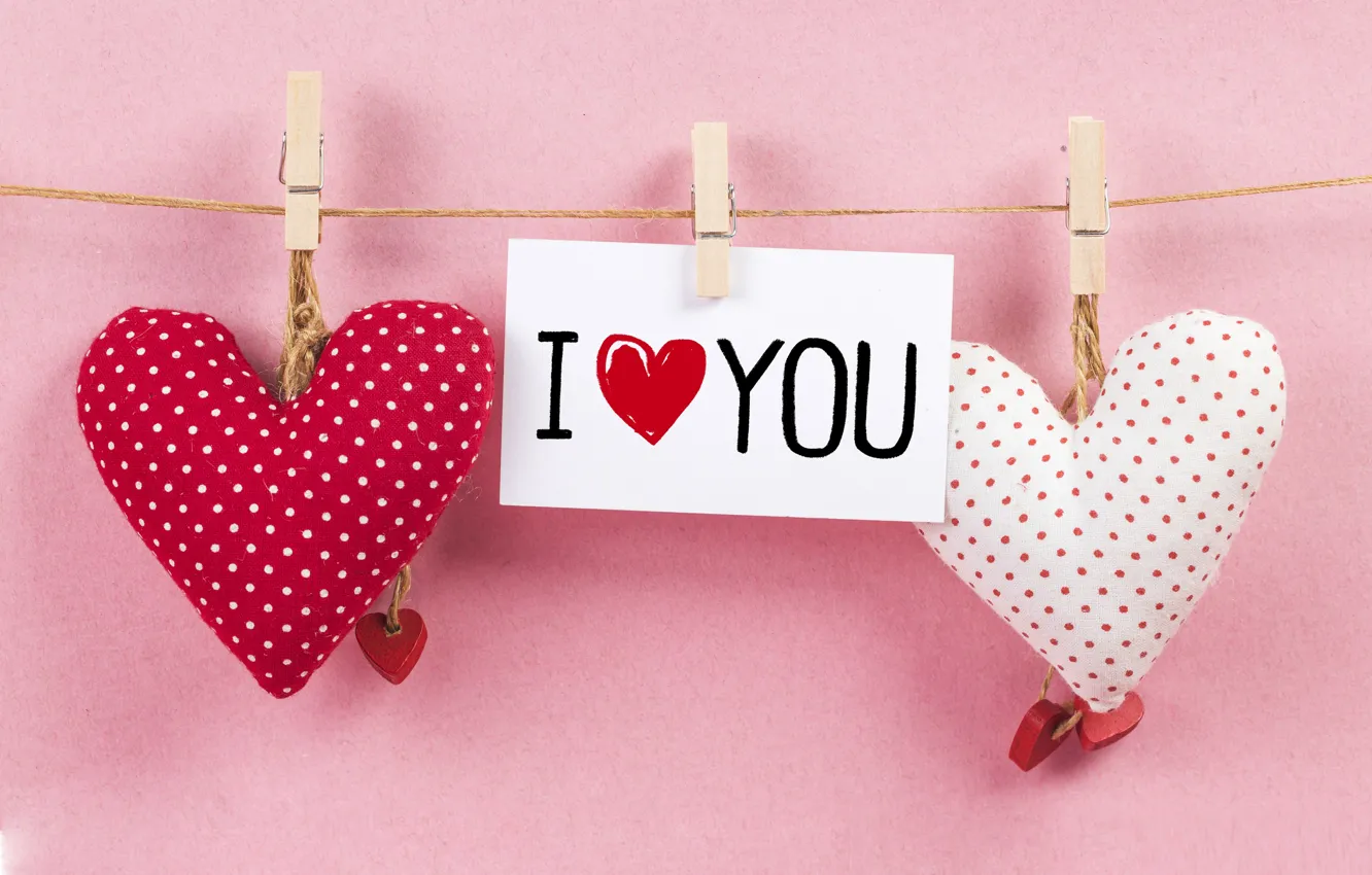 Photo wallpaper love, heart, hearts, red, love, romantic, hearts, valentine's day