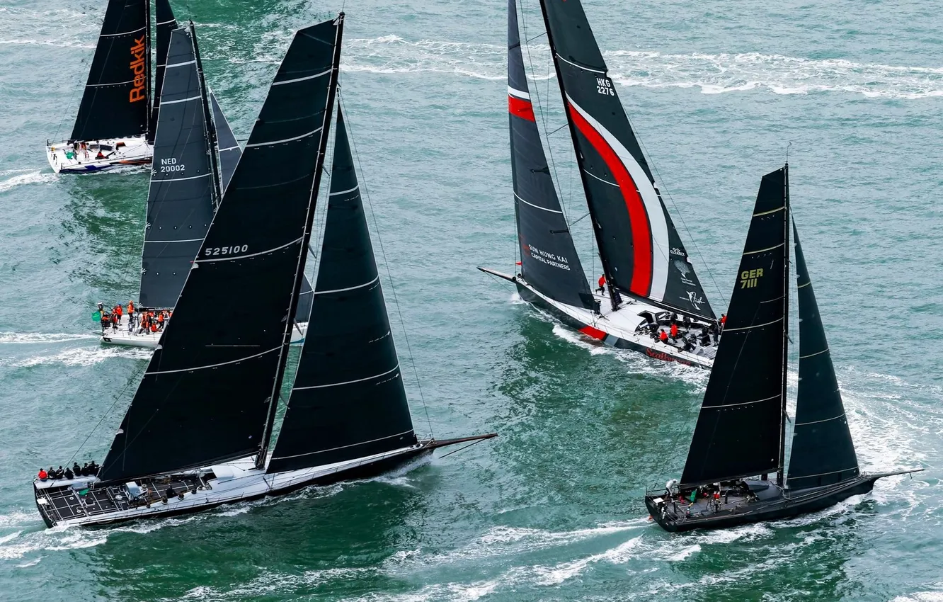 Photo wallpaper race, boat, speed