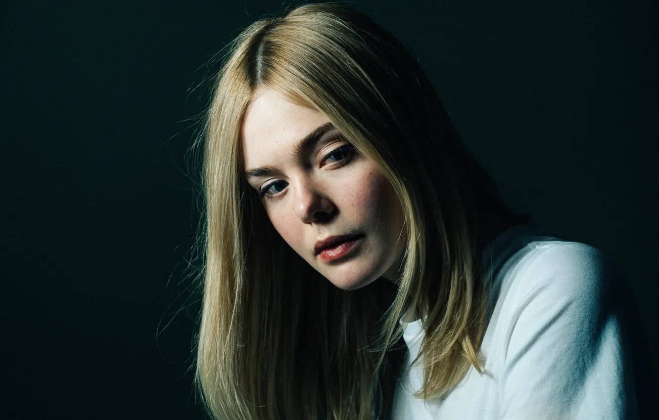 Photo wallpaper Elle Fanning, El Fanning, at the photo shoot, Sidney Hall