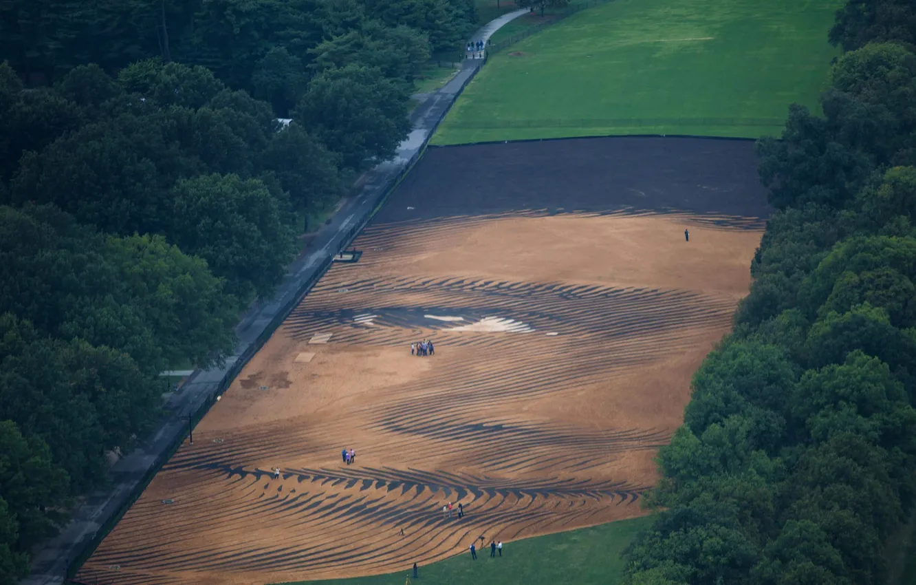 Photo wallpaper Washington, USA, The national Mall, 'Out of many, one', Jorge Rodríguez