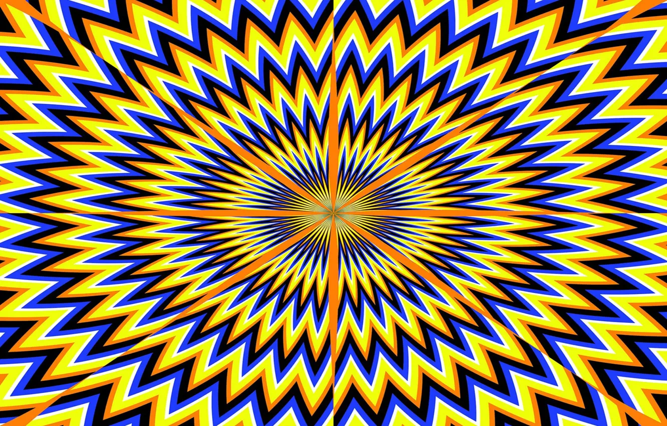 Photo wallpaper line, illusion, Optical illusion, Illusion
