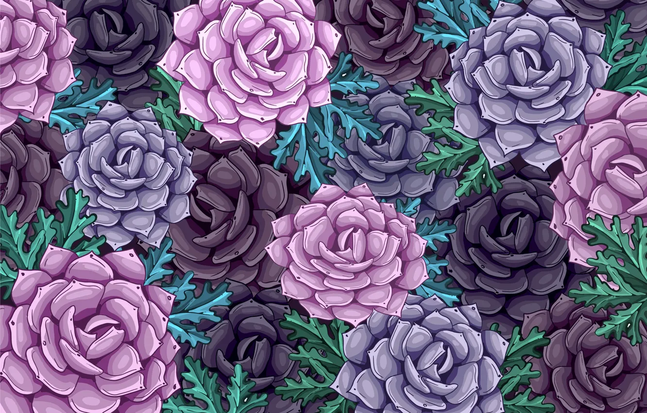 Photo wallpaper roses, Flowers, Background, Floral