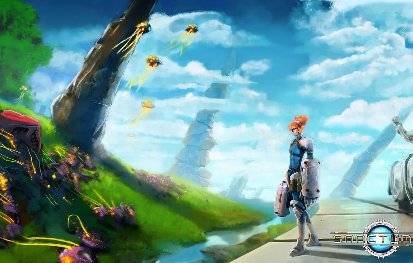 Photo wallpaper girl, art, Skye Autumn, Sanctum