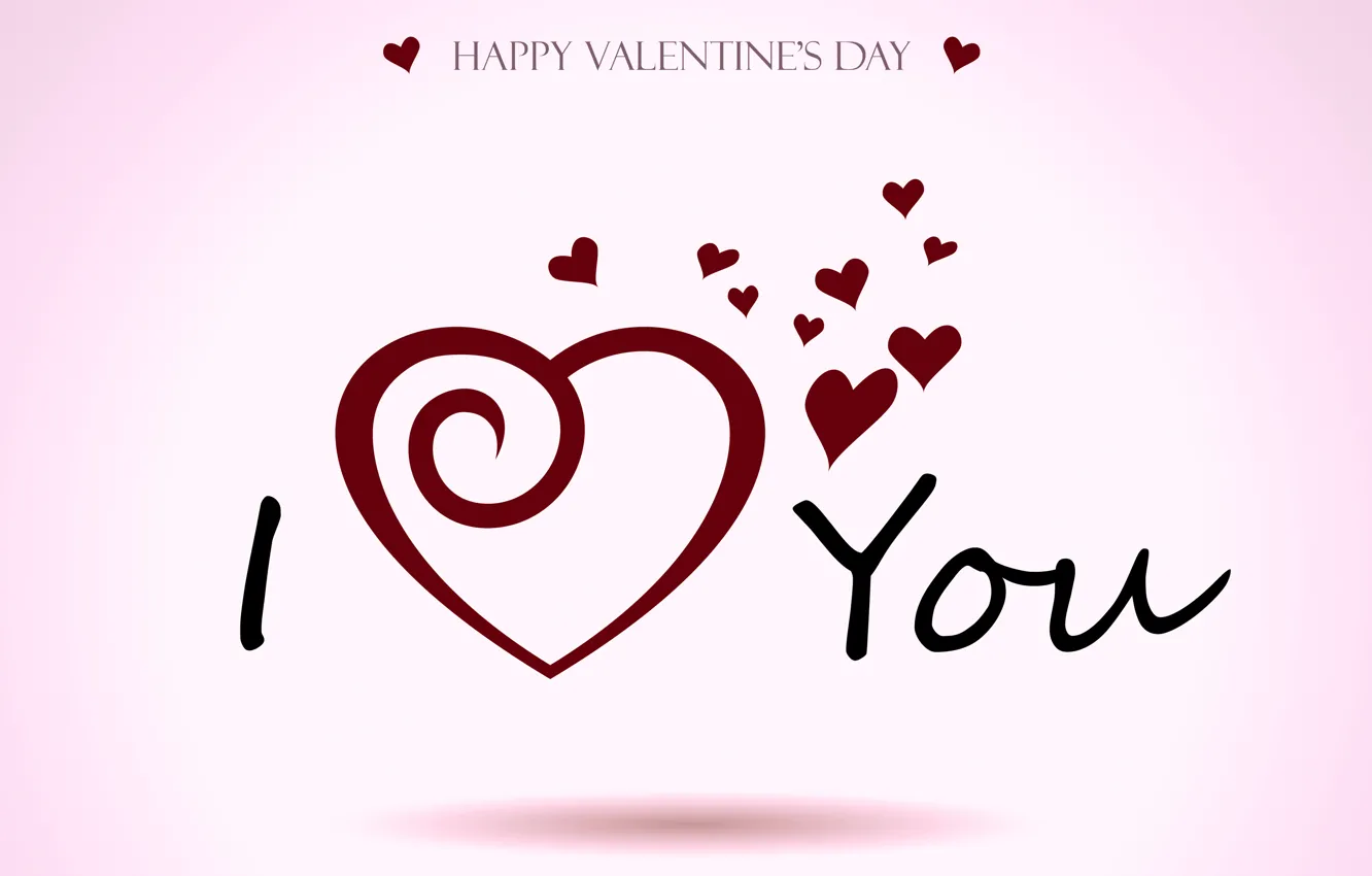 Photo wallpaper love, holiday, heart, Valentine's day, i love you, happy valentines day