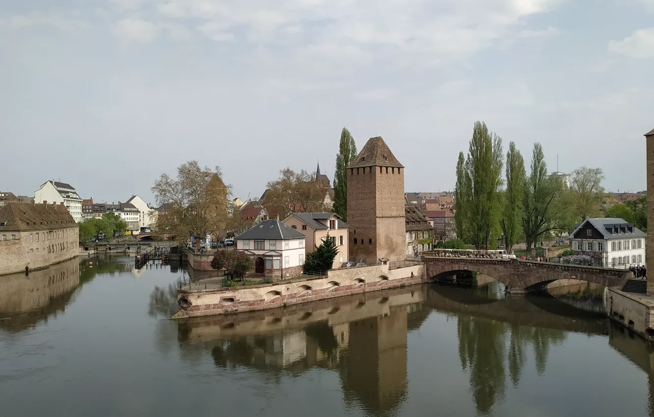 Photo wallpaper France, Alsace Strasbour, Strasbourg, Alsace