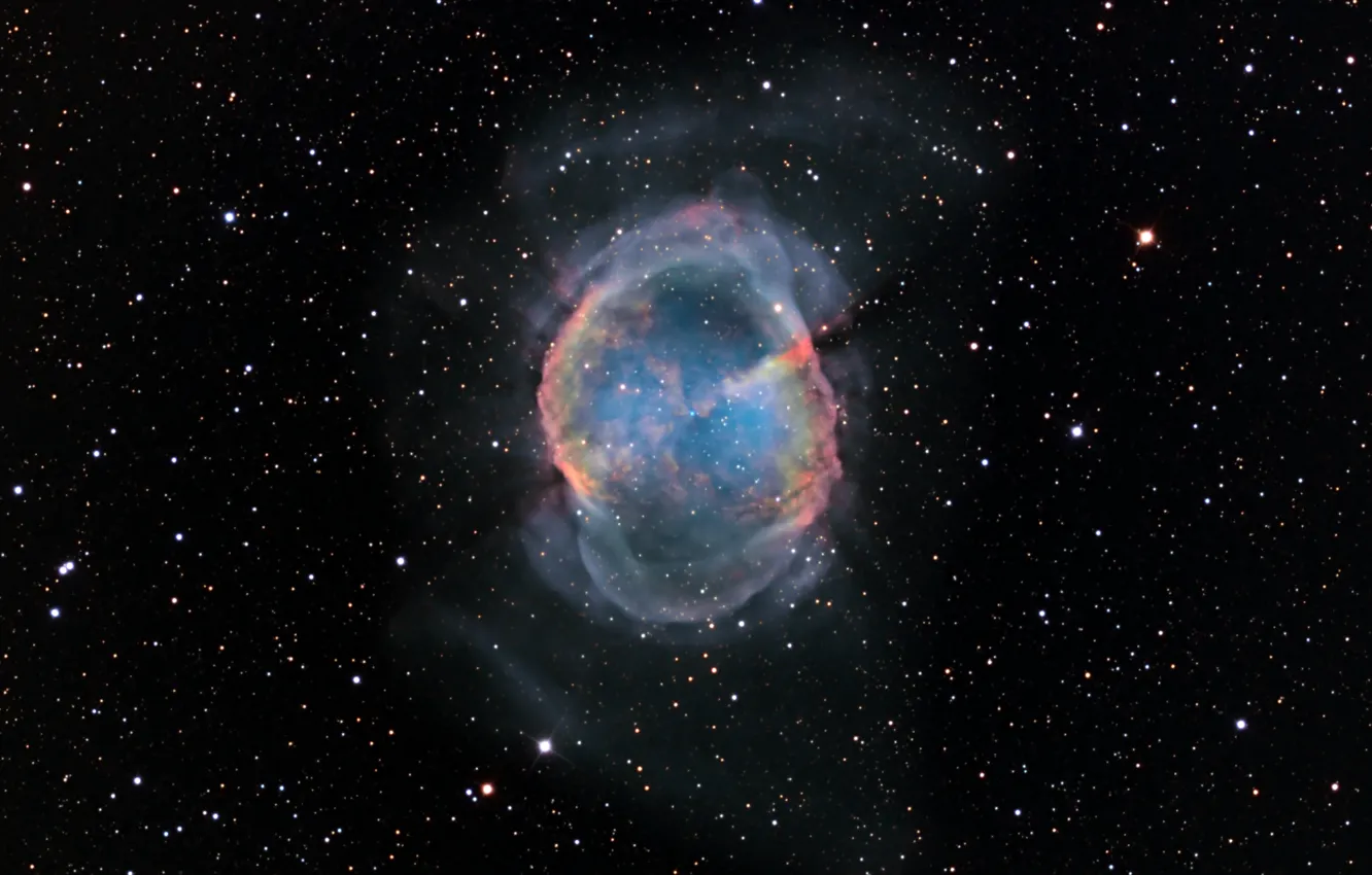 Photo wallpaper stars, nebula, M27