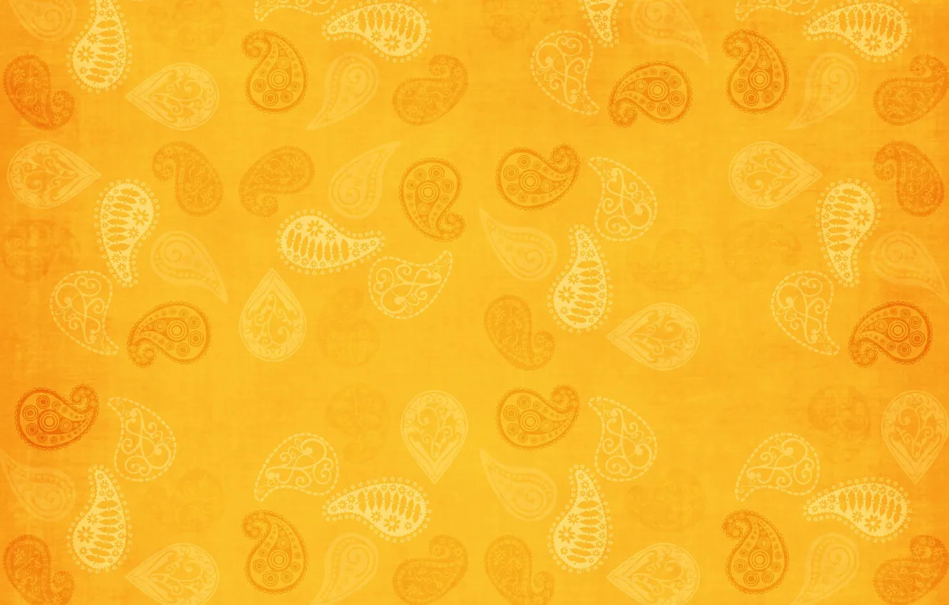 Photo wallpaper orange, yellow, pattern