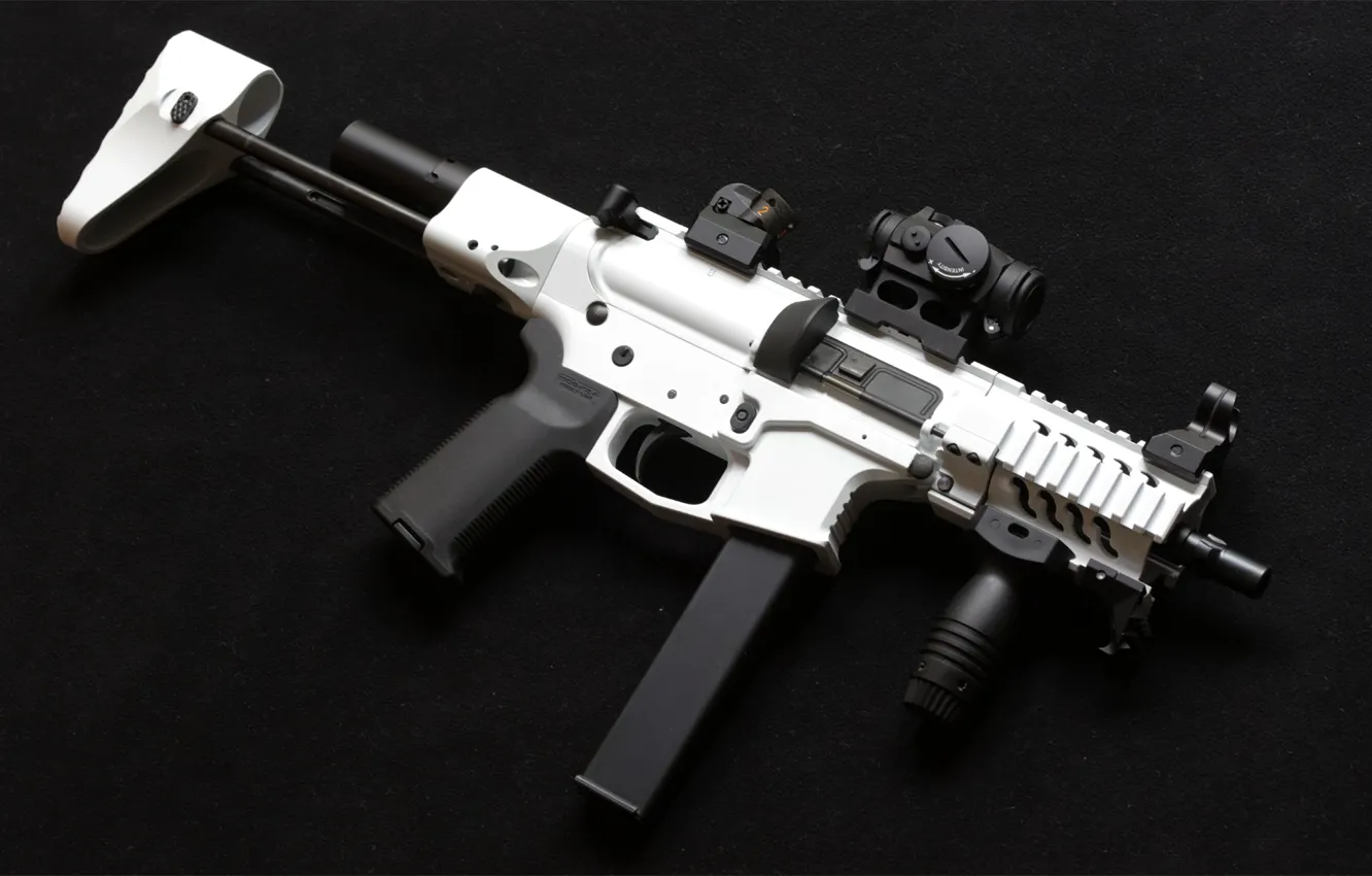 Photo wallpaper weapons, background, 9mm, AR15