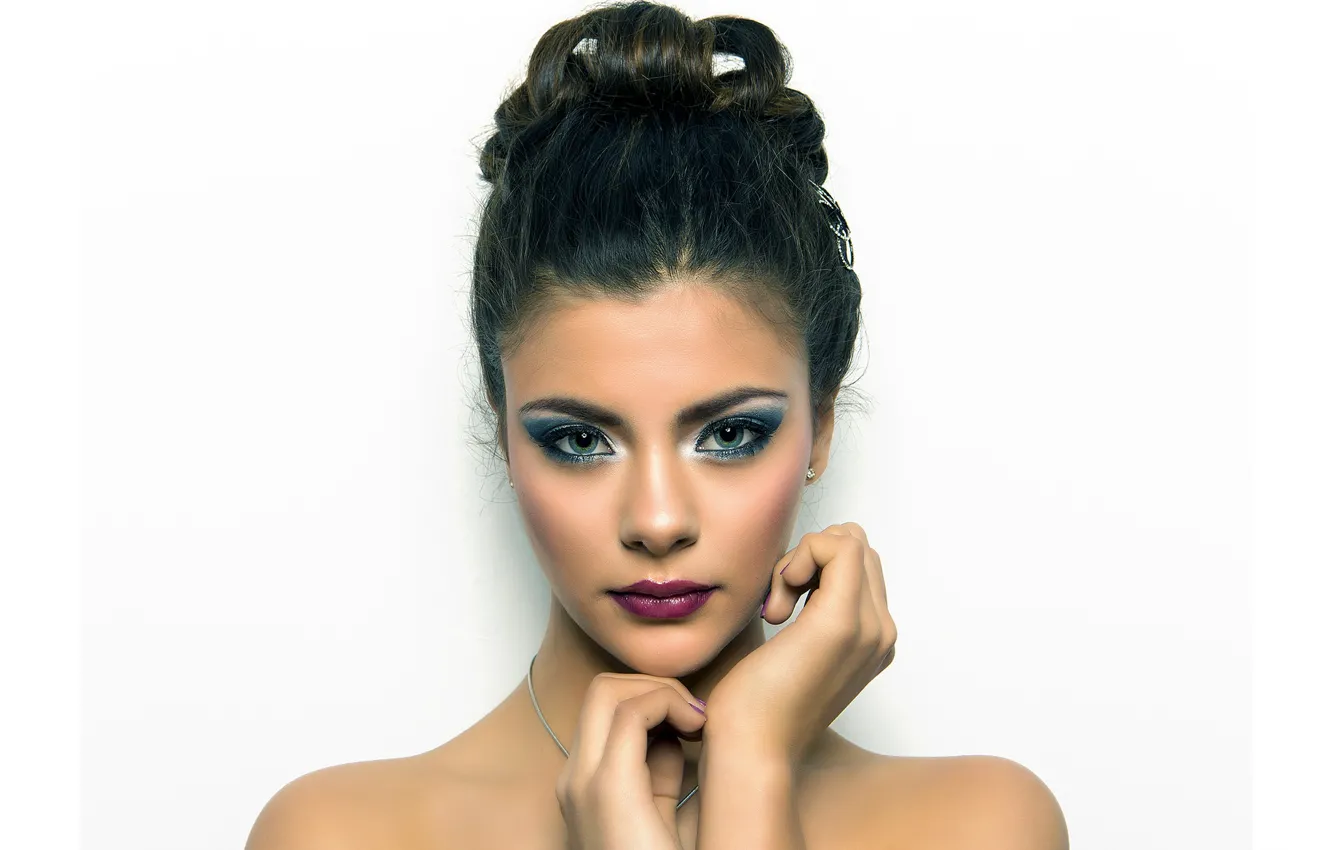 Photo wallpaper look, girl, portrait