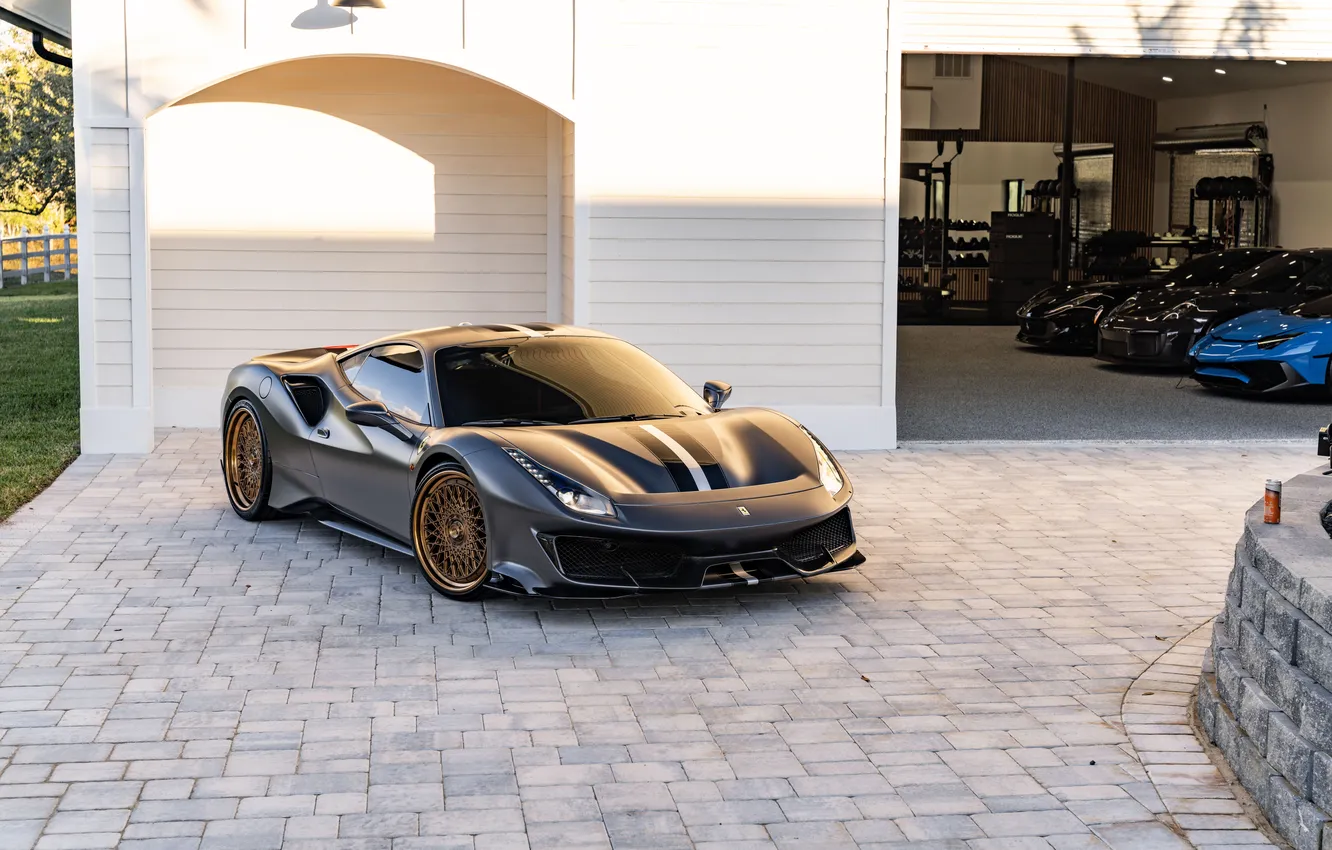 Photo wallpaper car, Ferrari, Supercar