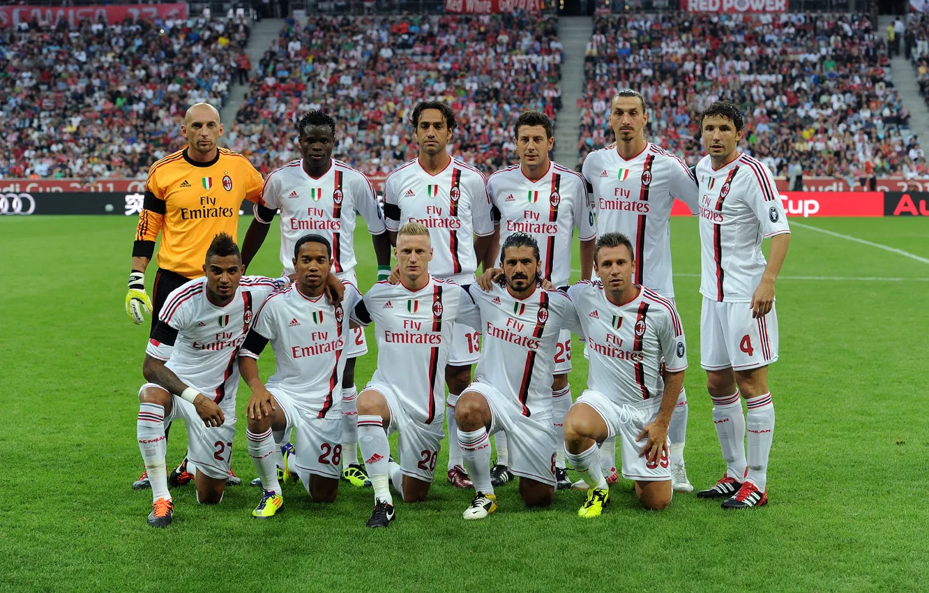 Photo wallpaper Milan, pato, football Wallpaper, football wallpapers hd, ac milan, seedorf, football hd, thiago silva