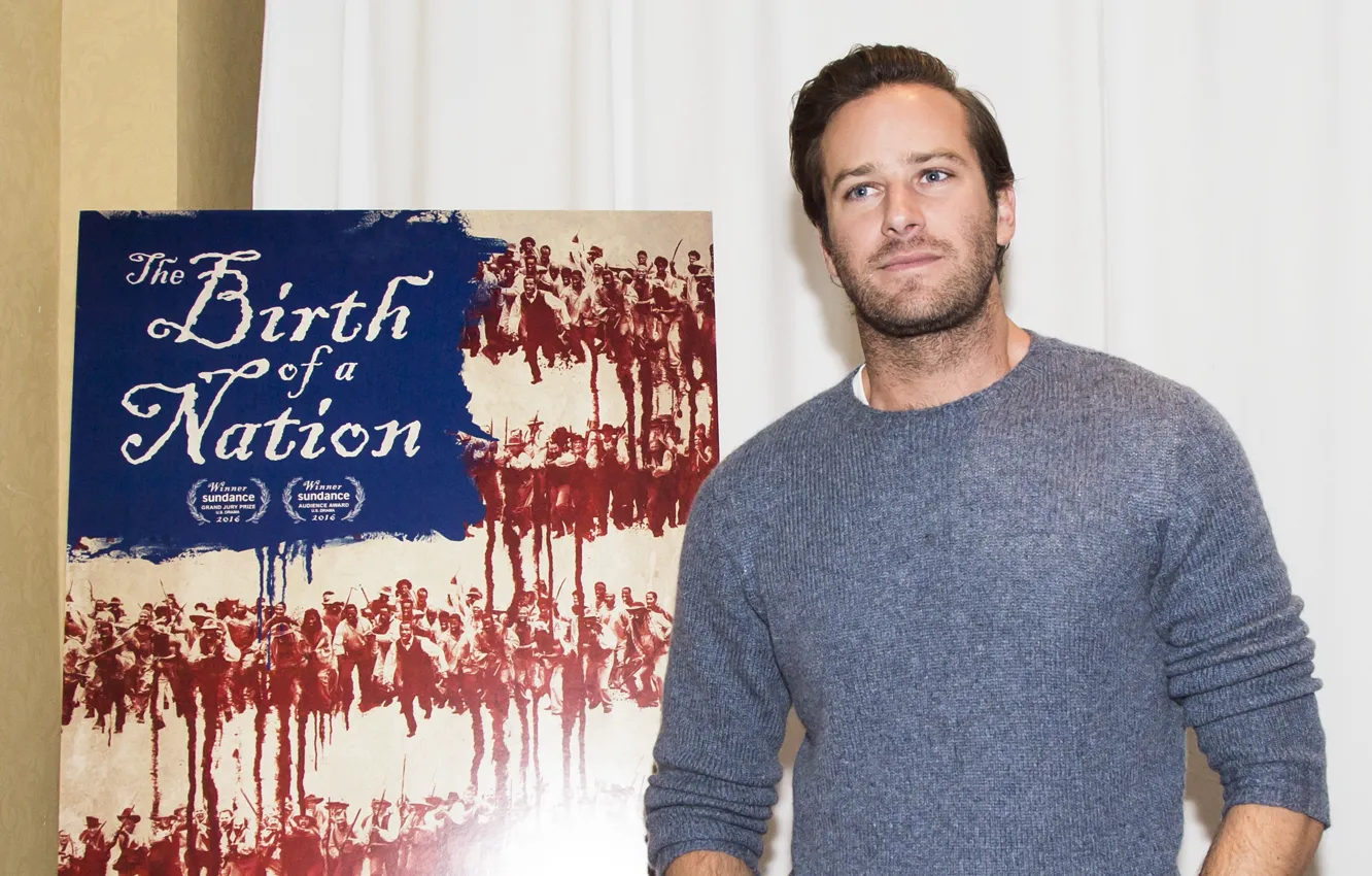 Photo wallpaper Armie Hammer, Armie Hammer, Toronto International Film Festival, The Birth of a Nation, during the …