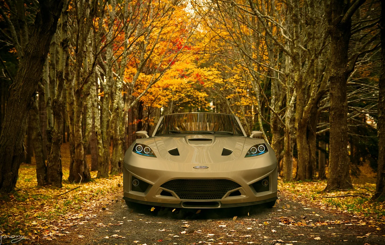 Photo wallpaper Concept, autumn, Ford