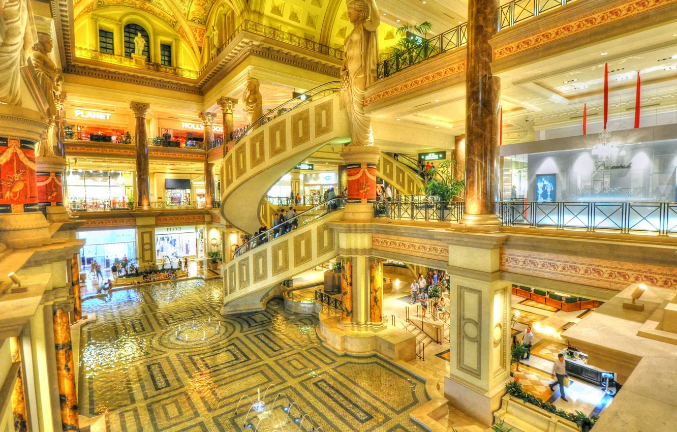 Photo wallpaper Las Vegas, USA, the hotel, casino