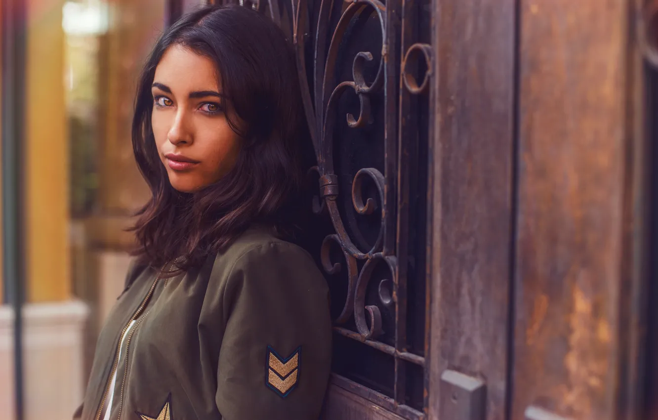 Photo wallpaper look, face, model, cutie