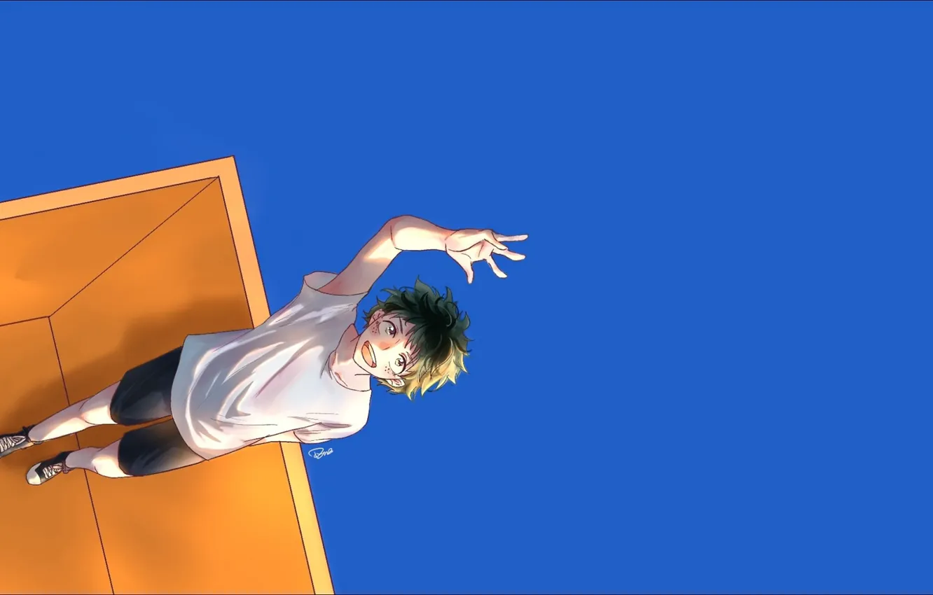 Photo wallpaper Boku no Hero Academy, My hero Academy, My Hero Academia, Midori Isuku