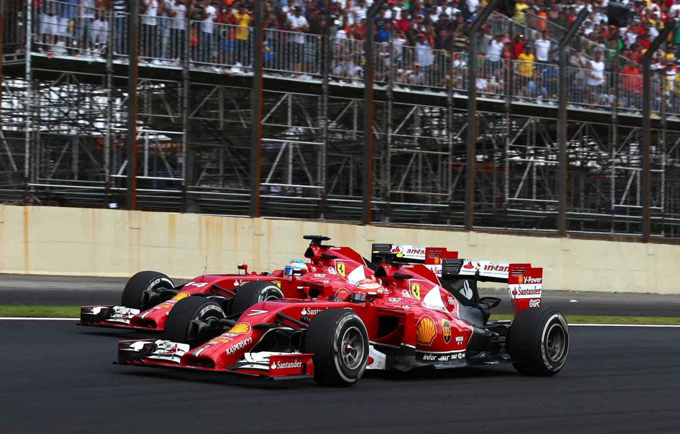 Photo wallpaper Raikkonen also, alonso, ate