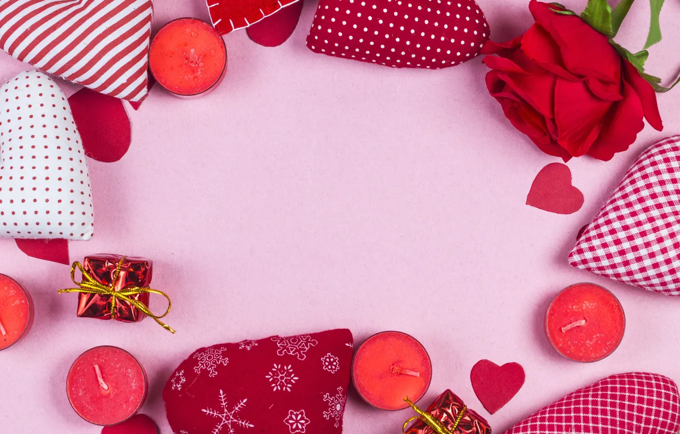 Photo wallpaper love, flowers, heart, roses, frame, red, love, romantic