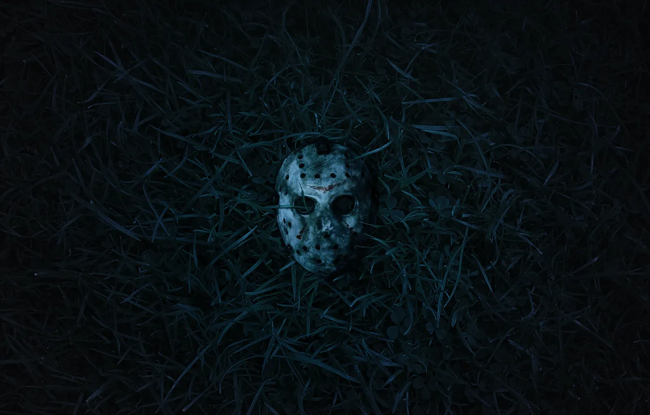 Photo wallpaper mask, Friday the 13th, horror, Jason