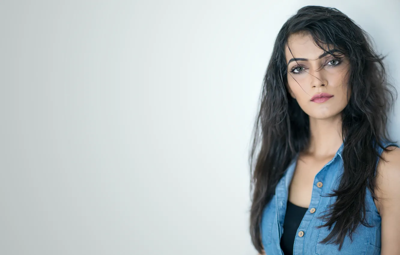 Photo wallpaper girl, hot, sexy, eyes, smile, beautiful, figure, model