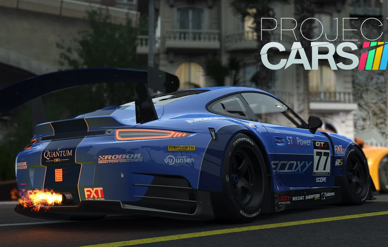 Photo wallpaper the game, 911, Porsche, game, cars, GT3, Project, Project CARS