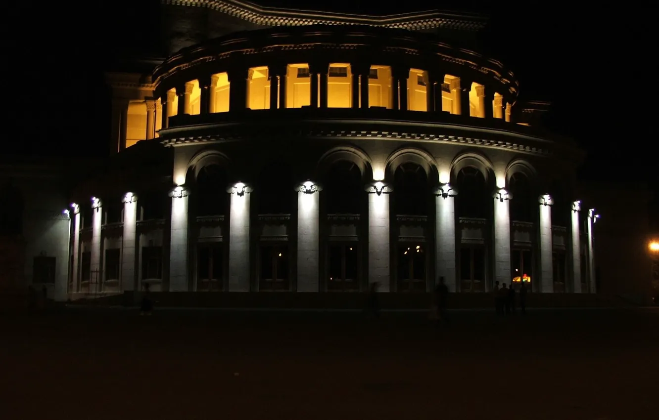 Photo wallpaper lighting, architecture, USA, city