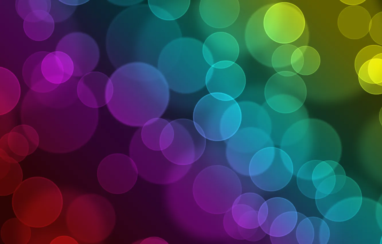 Photo wallpaper circles, abstraction, pattern, paint, colors, circles, patterns, bokeh