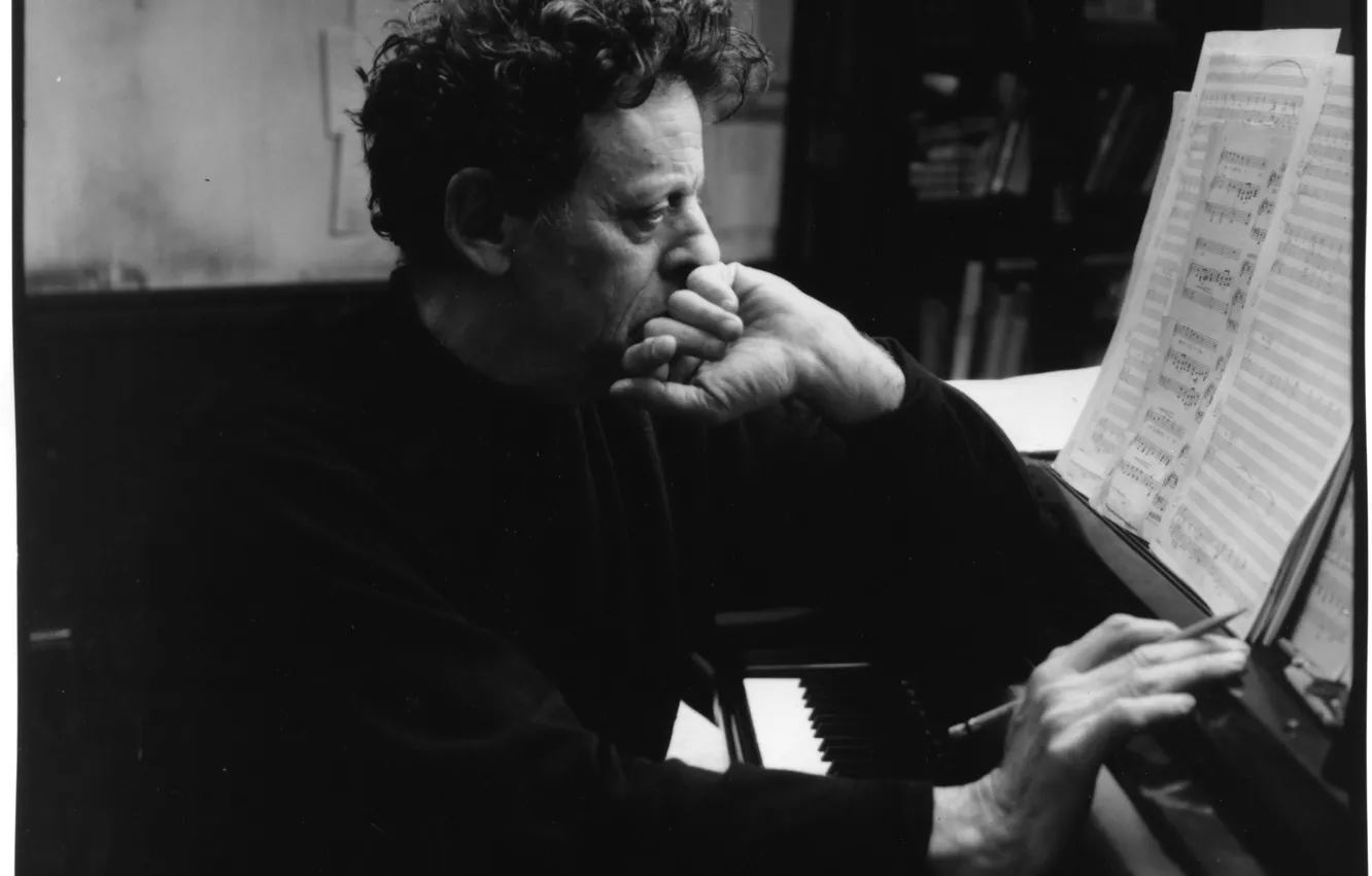 Photo wallpaper genius, musician, composer, Philip Glass