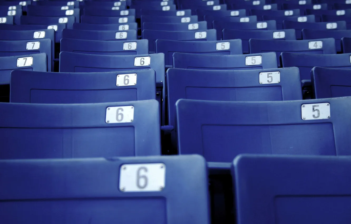 Photo wallpaper bench, blue, creative, chair, shop, chair, shop, seat