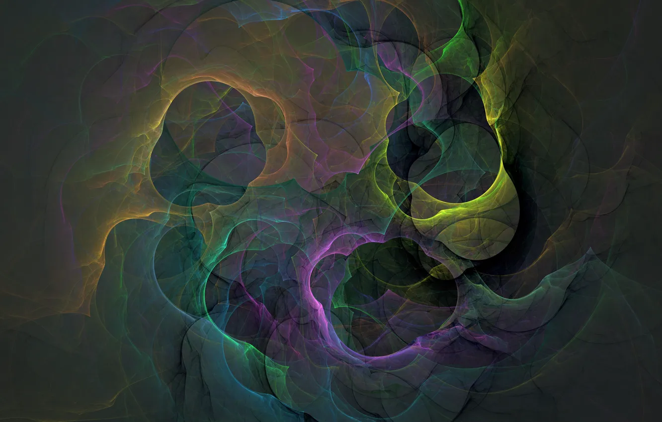 Photo wallpaper fractal, chaotica studio, fraktaali