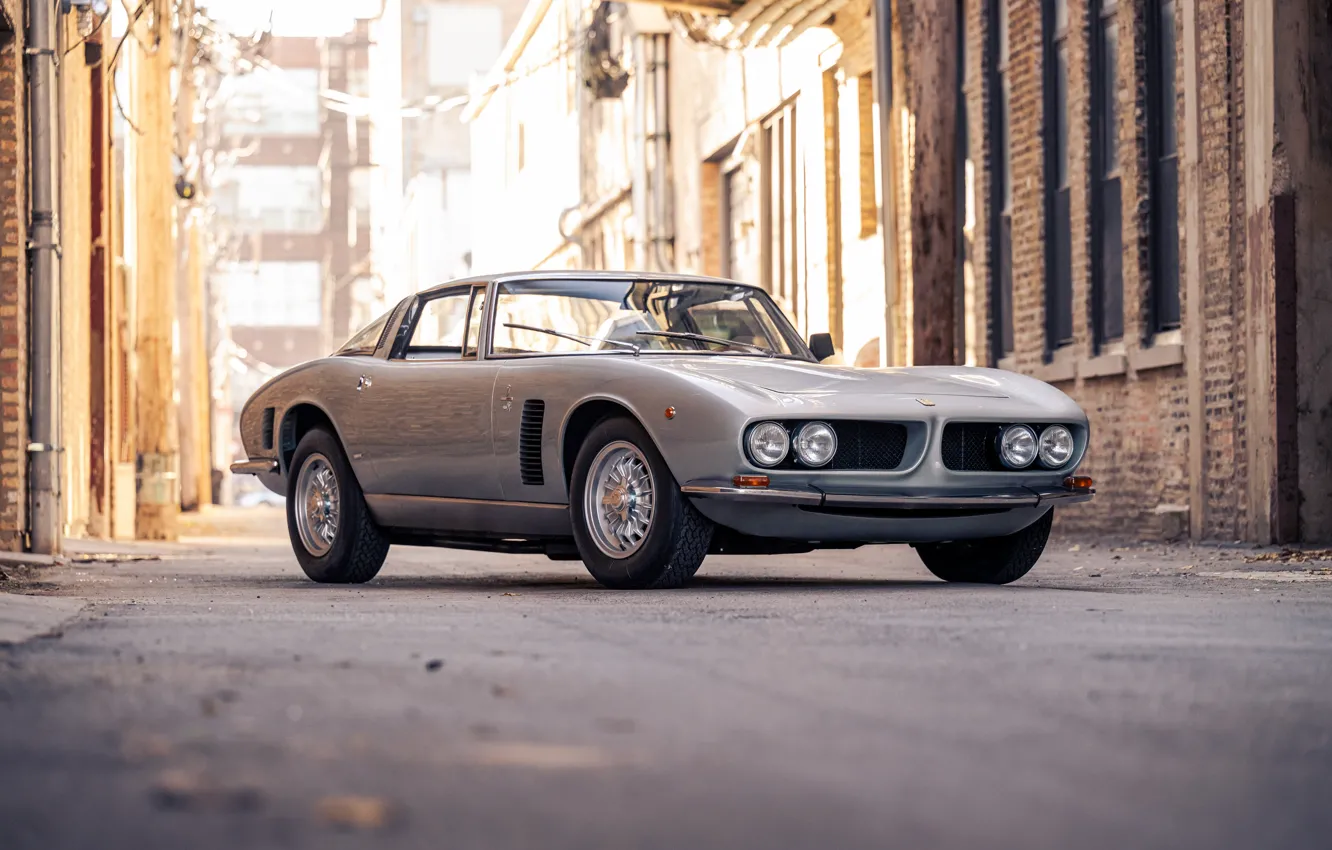 Photo wallpaper 1967, front view, Grifo, Iso, Iso Grifo GL