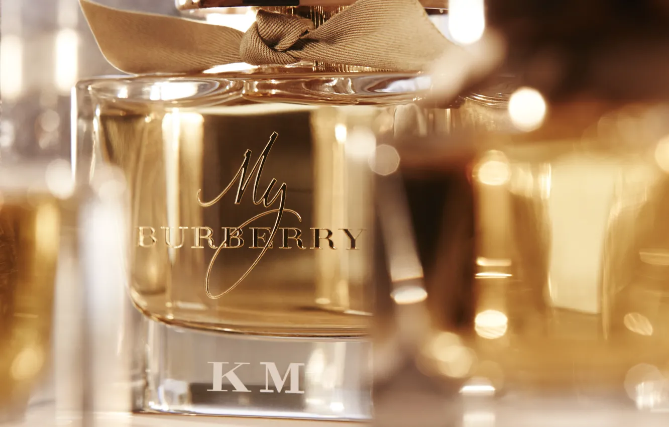 Photo wallpaper spirit, bottle, tape, brand, perfume, aroma, MY BURBERRY