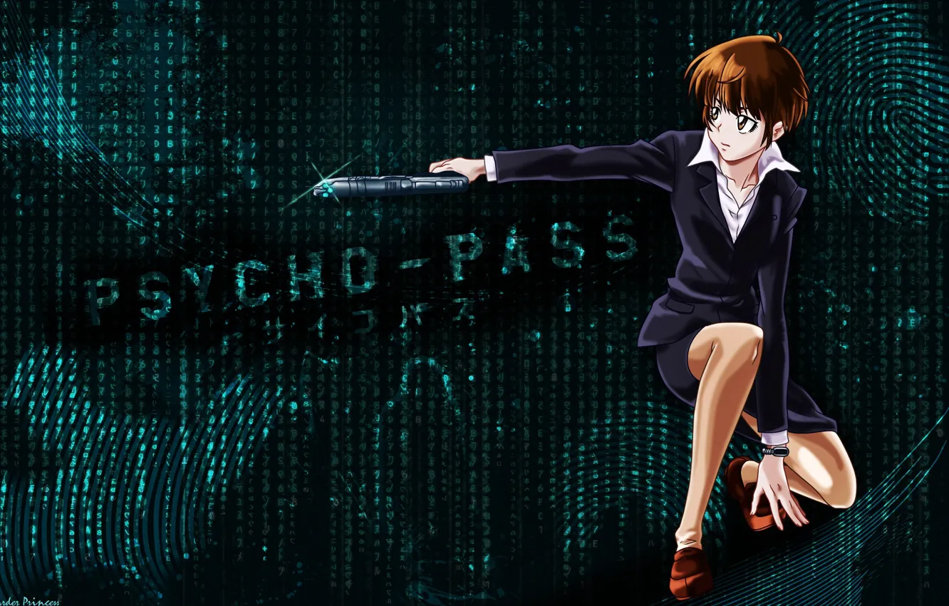Photo wallpaper anime, art, guy, psycho-pass, Psychoport