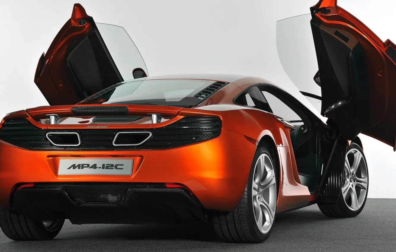 Photo wallpaper auto, machine, sport, Kar, flip, door., super Kar, mclaren mp4