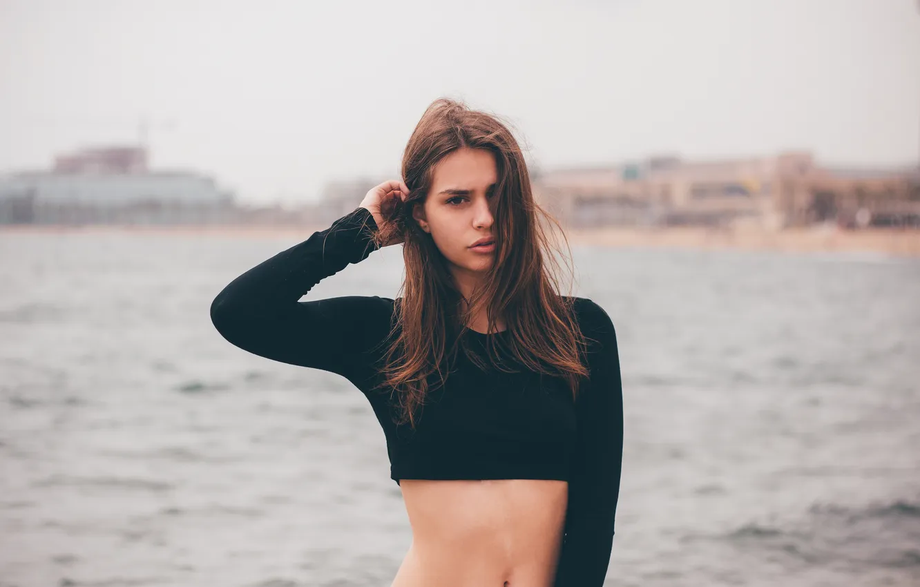 Photo wallpaper summer, look, face, hair, tummy