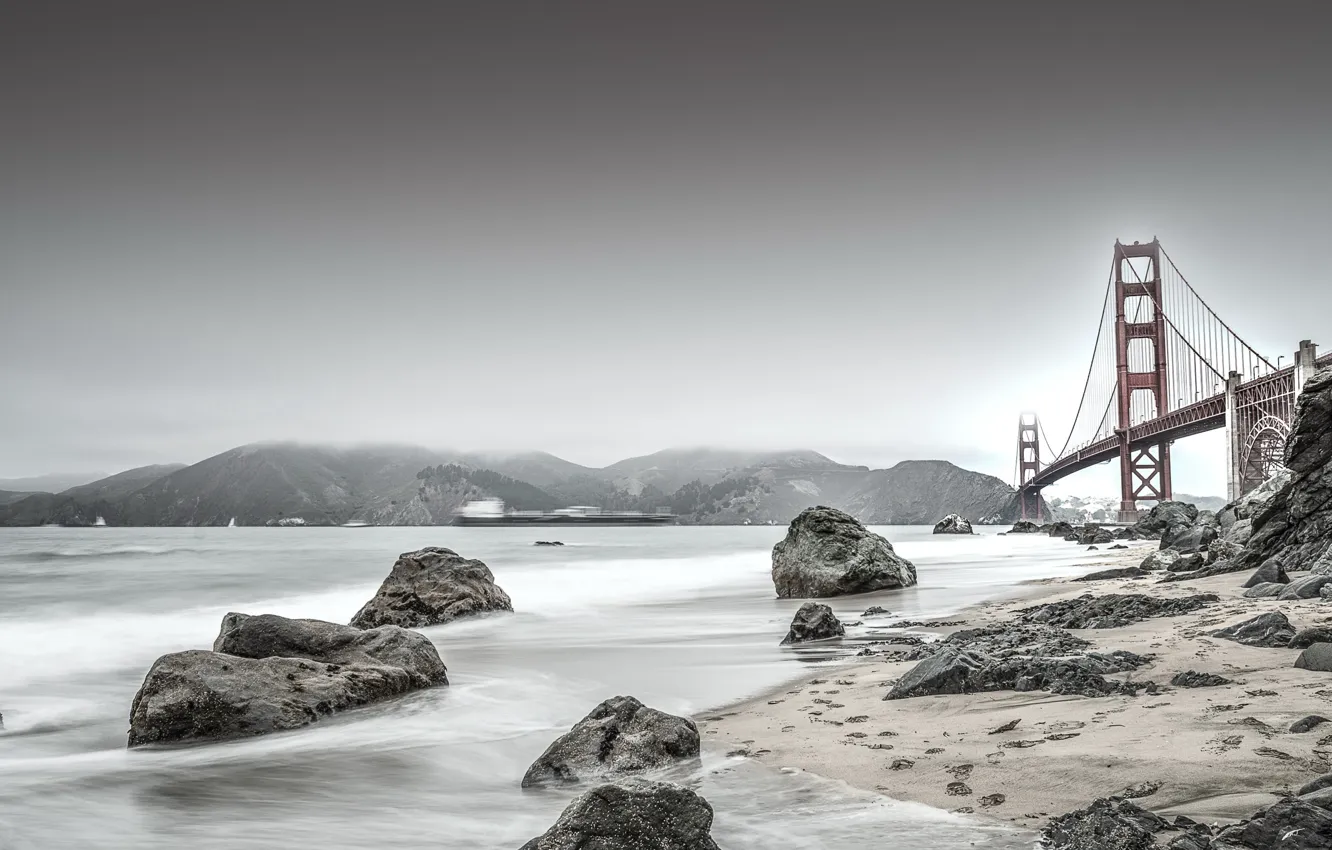 Photo wallpaper USA, Golden Gate Bridge, San Francisco