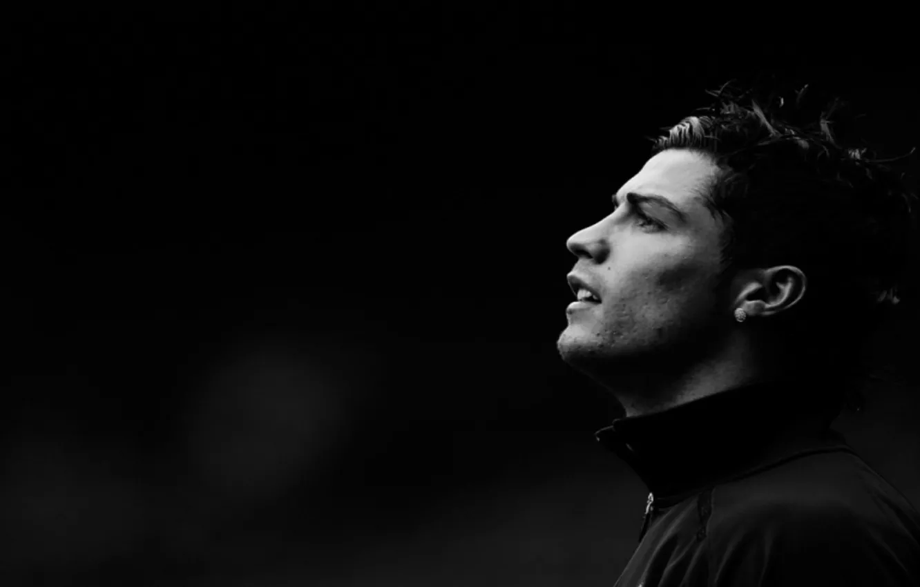 Photo wallpaper football, profile, Cristiano Ronaldo