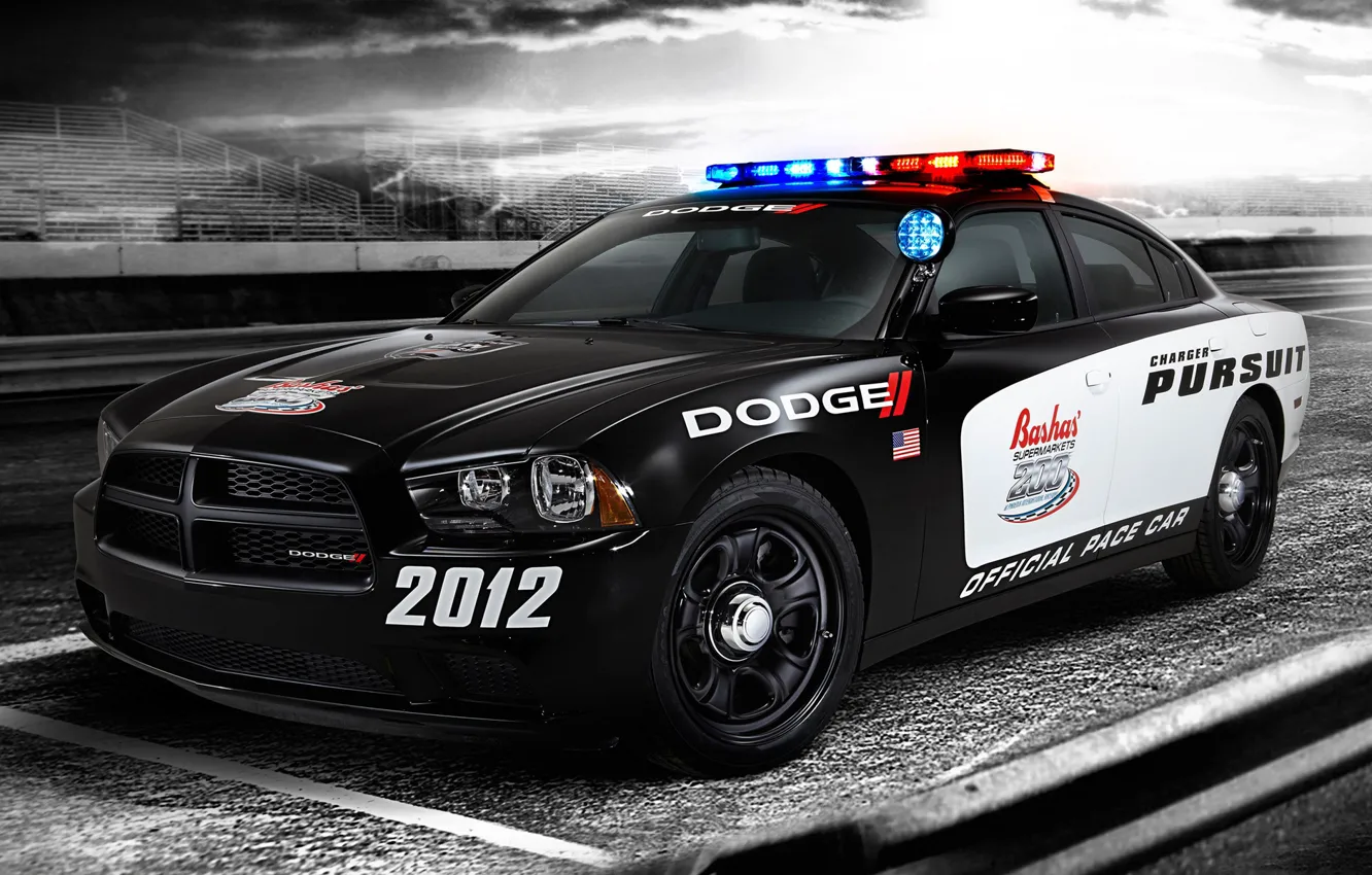 Photo wallpaper auto, Dodge, 2012, Charger, US police