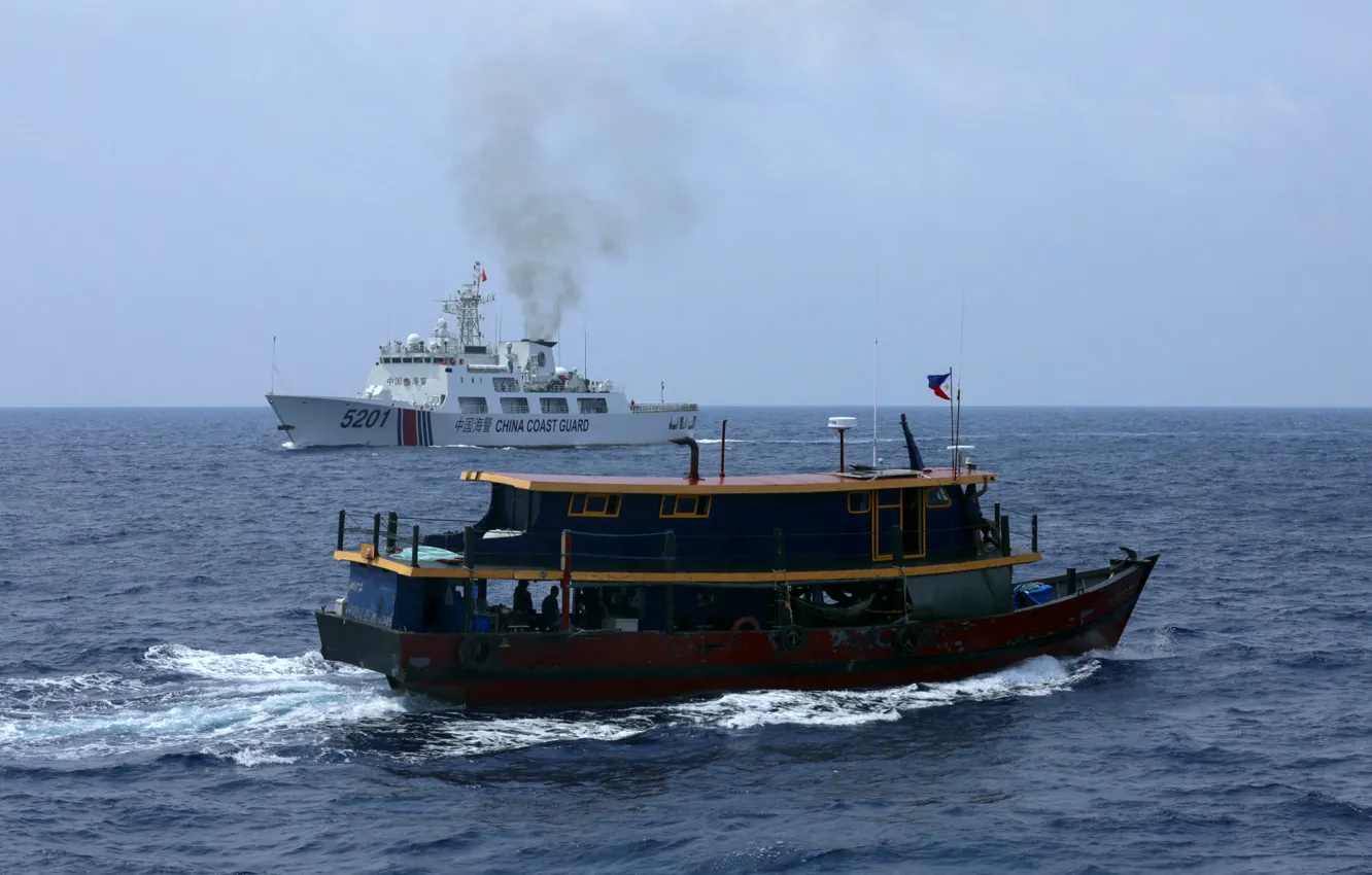 Photo wallpaper China, Barkas, Philippines, patrol ship