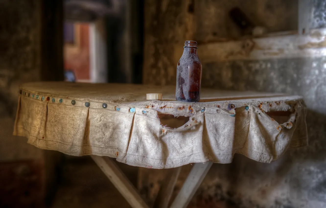 Photo wallpaper table, background, Bank