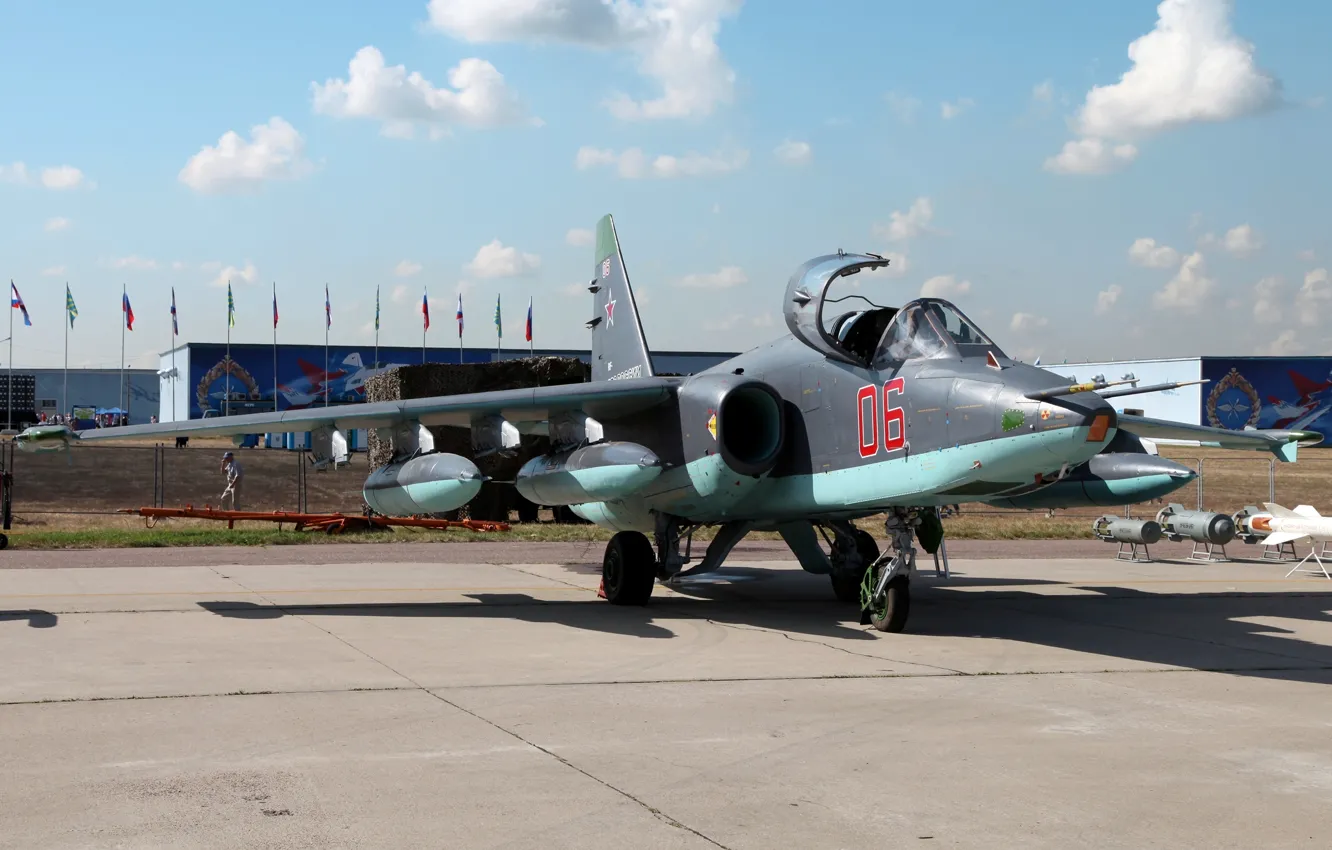 Photo wallpaper Rook, Su-25, The Russian air force