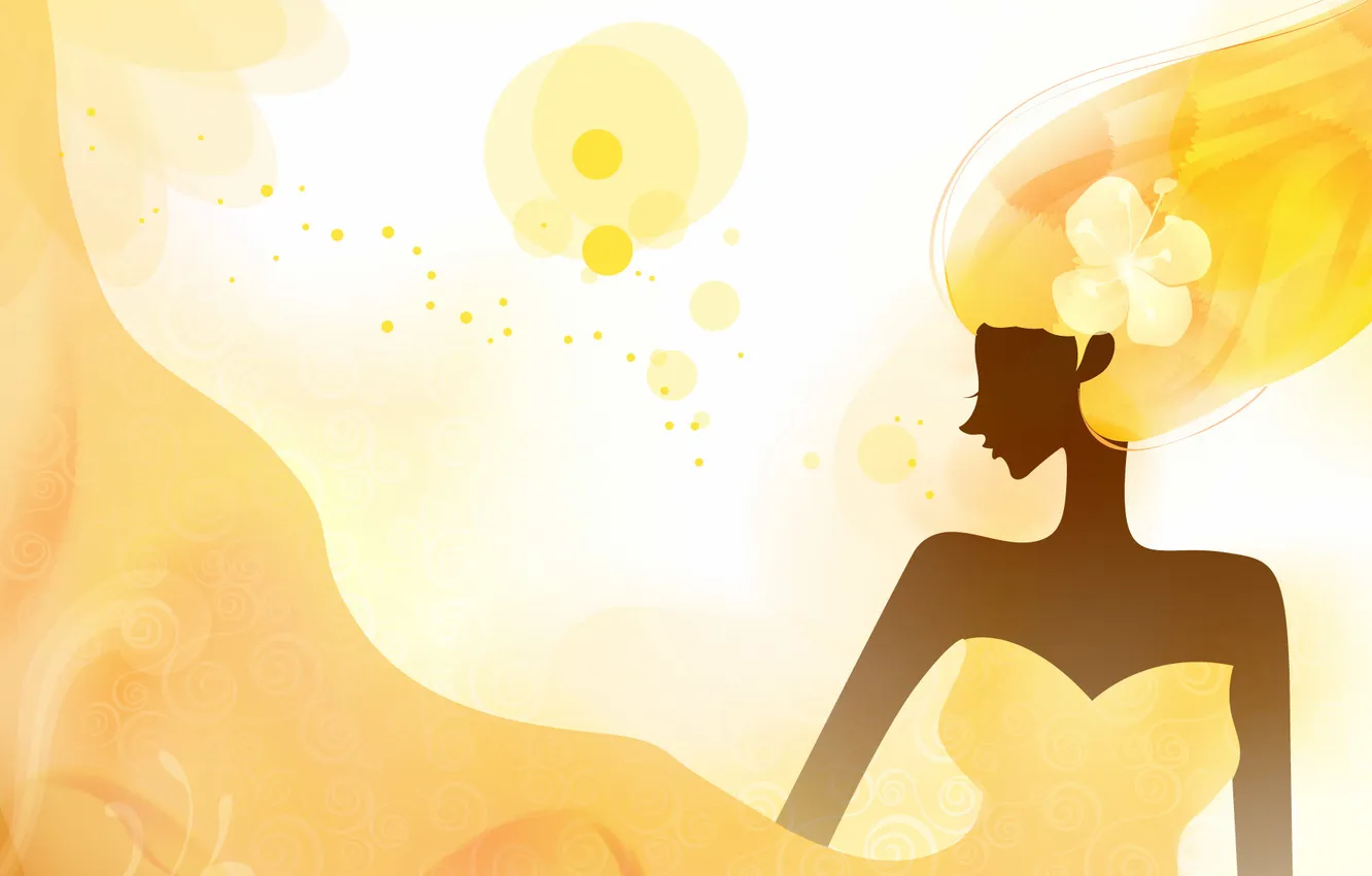 Photo wallpaper background, silhouette, digital art