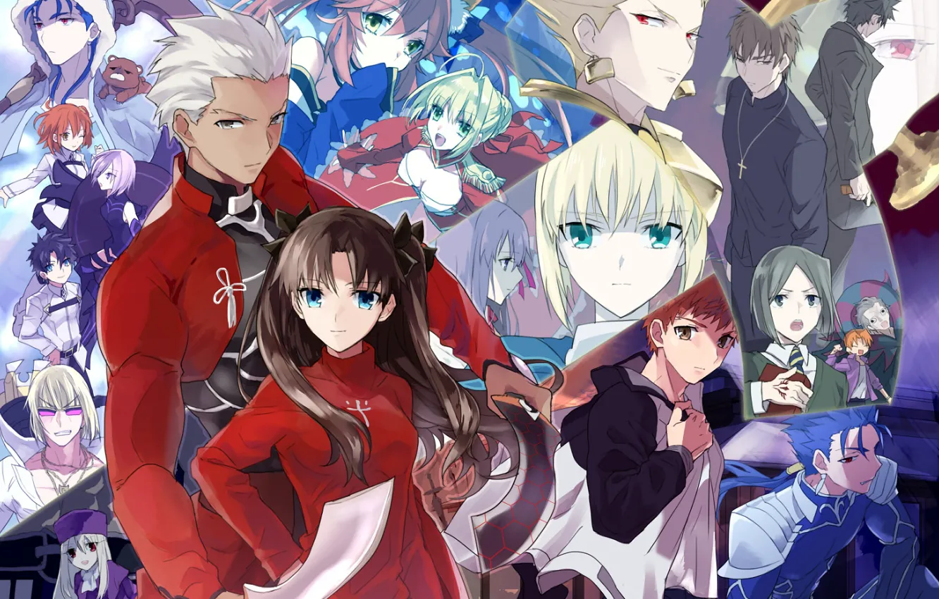 Photo wallpaper anime, art, Fate/Stay Night, characters