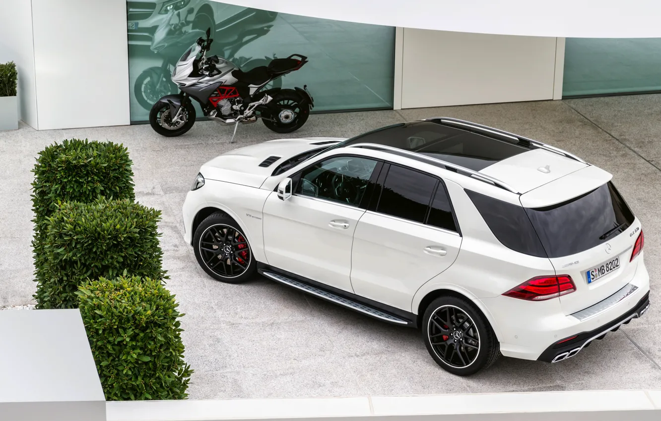 Photo wallpaper Mercedes, AMG, 4MATIC, 2015, GLE, 63S
