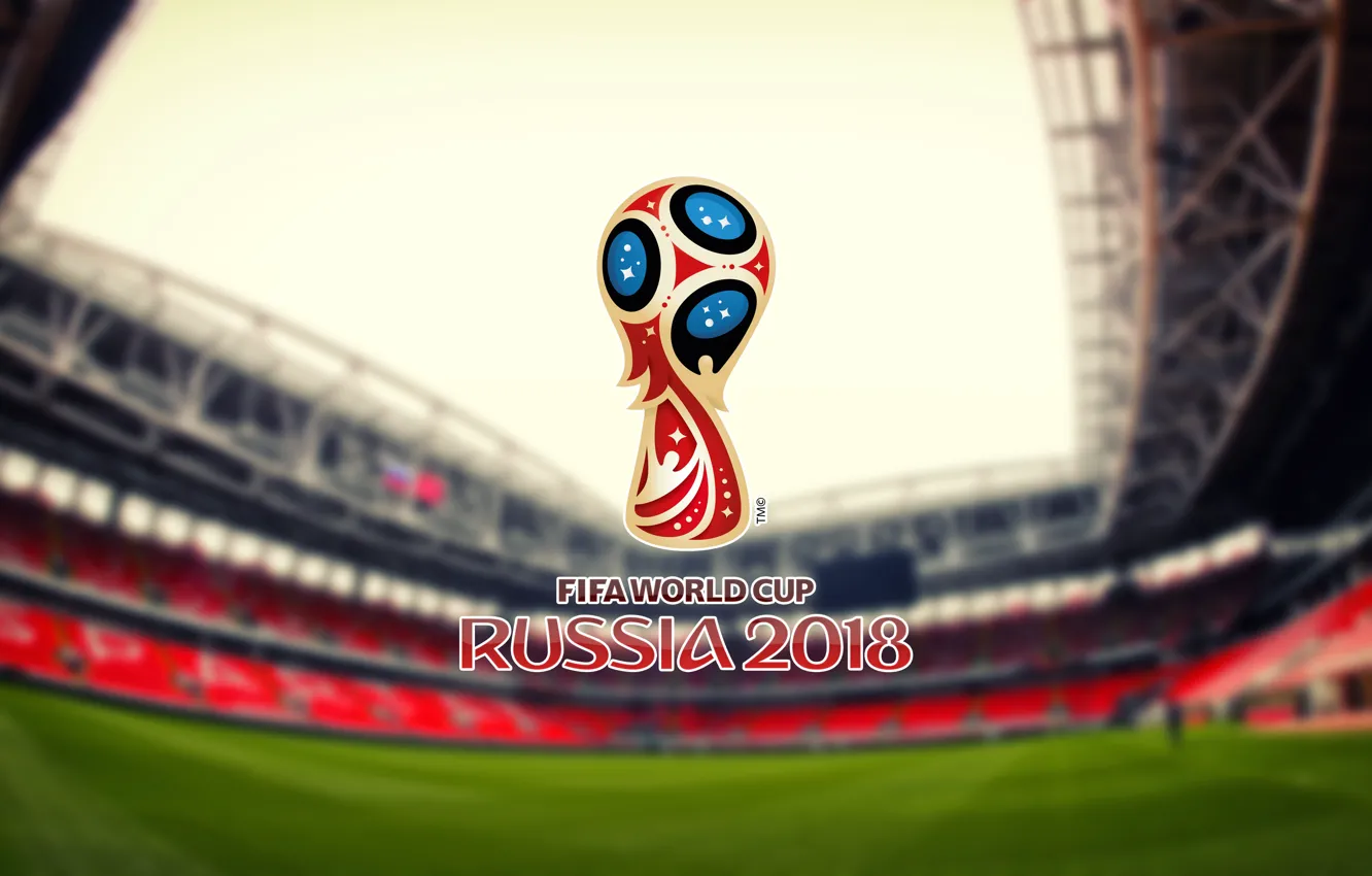 Photo wallpaper Sport, Logo, Football, Moscow, Russia, 2018, Arena, FIFA