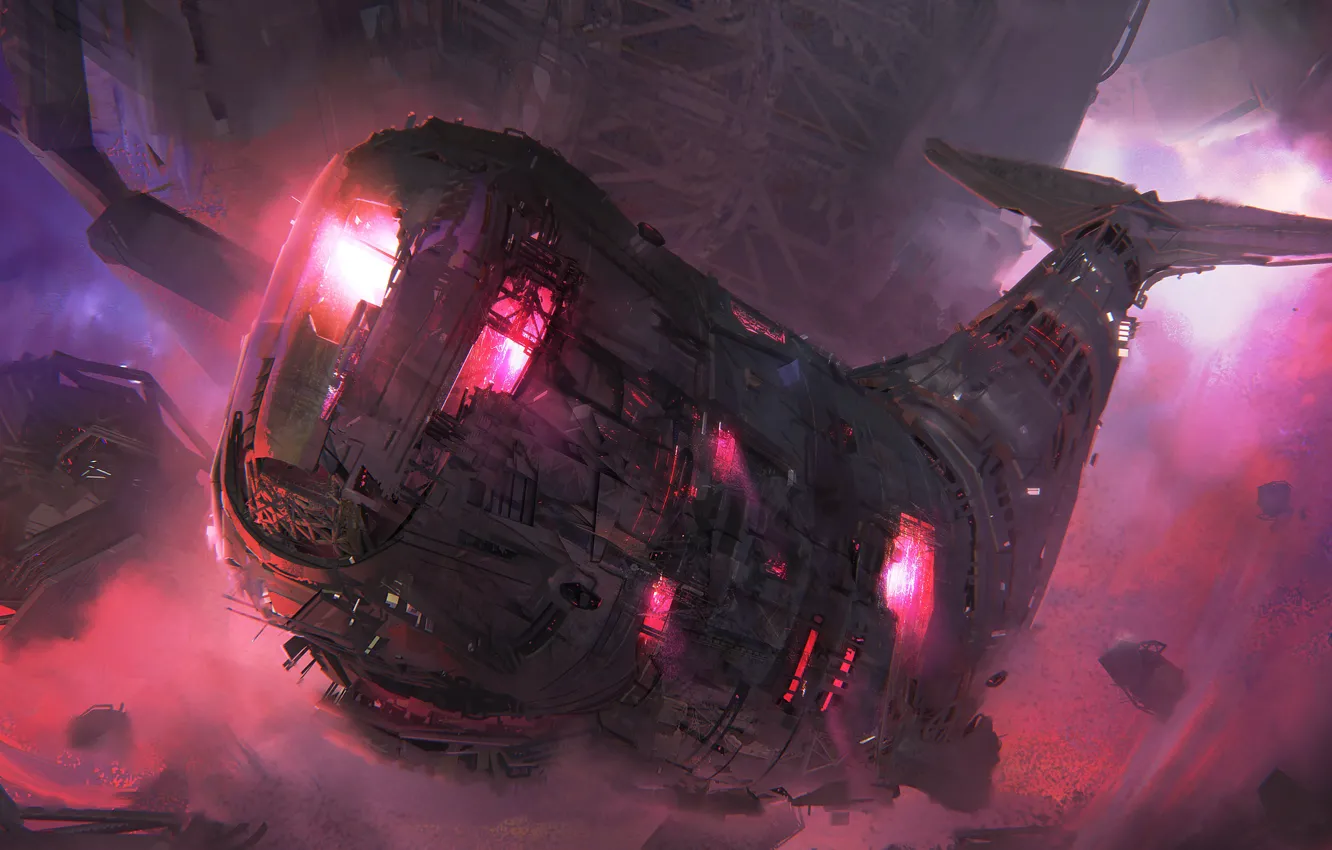 Photo wallpaper kit, camera, Space Whale