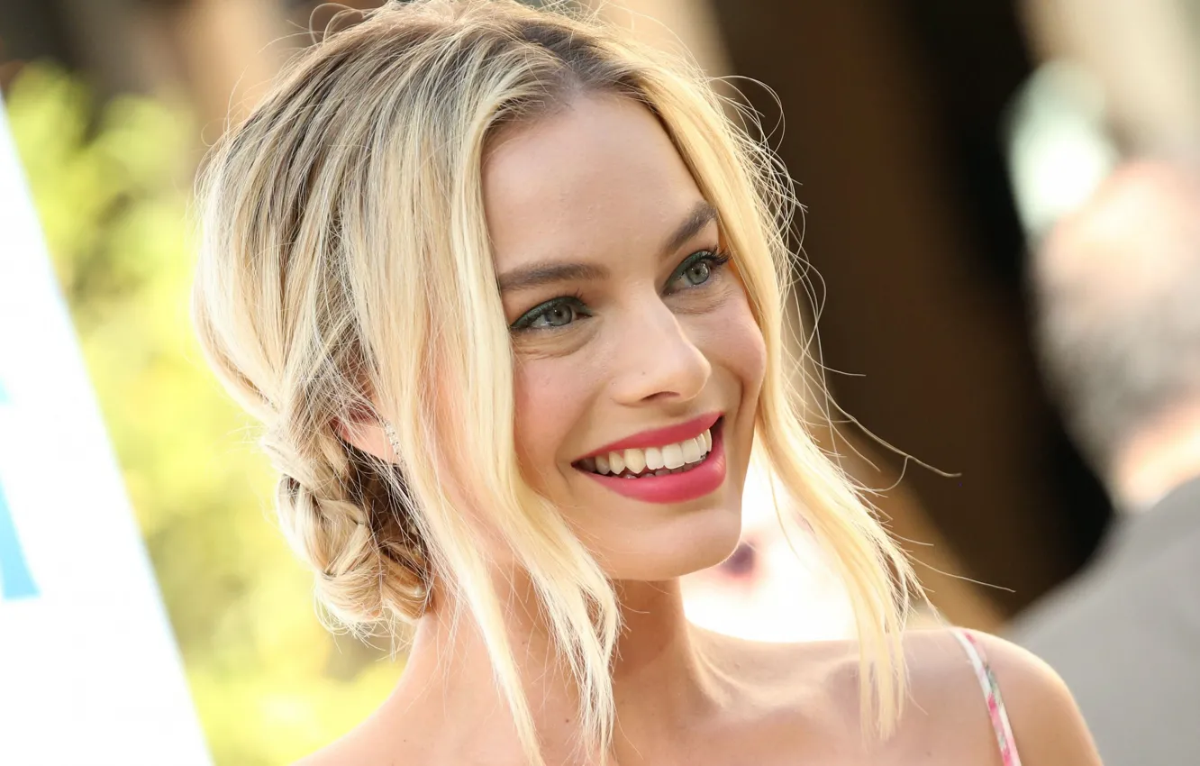 Photo wallpaper look, smile, makeup, actress, blonde, look, blonde, actress