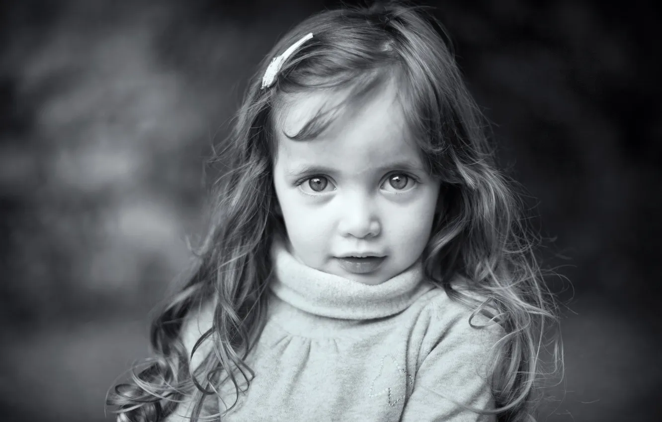 Photo wallpaper look, mood, angel, girl