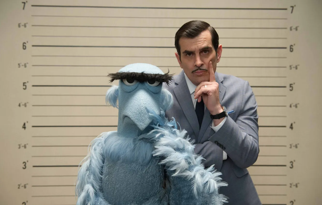 Photo wallpaper Ty Burrell, The Muppets-2, Muppets Most Wanted, Sam Eagle