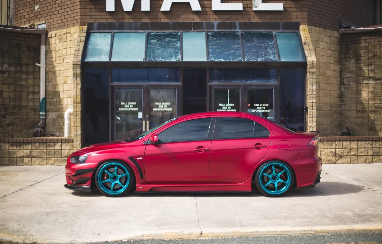 Photo wallpaper Mitsubishi, lancer, evo